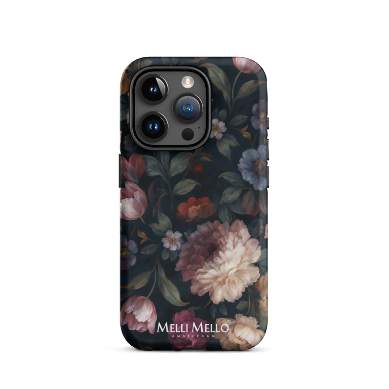 Melli Mello Phone Case Noir Bloom (Tough Case)