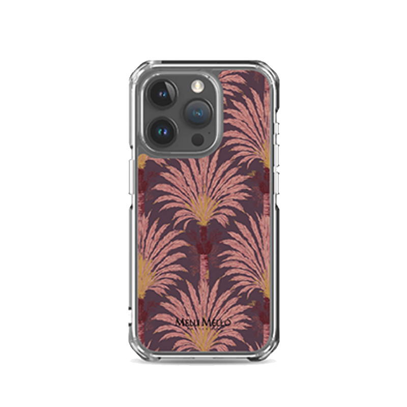Melli Mello Telefoonhoesje Crimson Palm (Soft case)