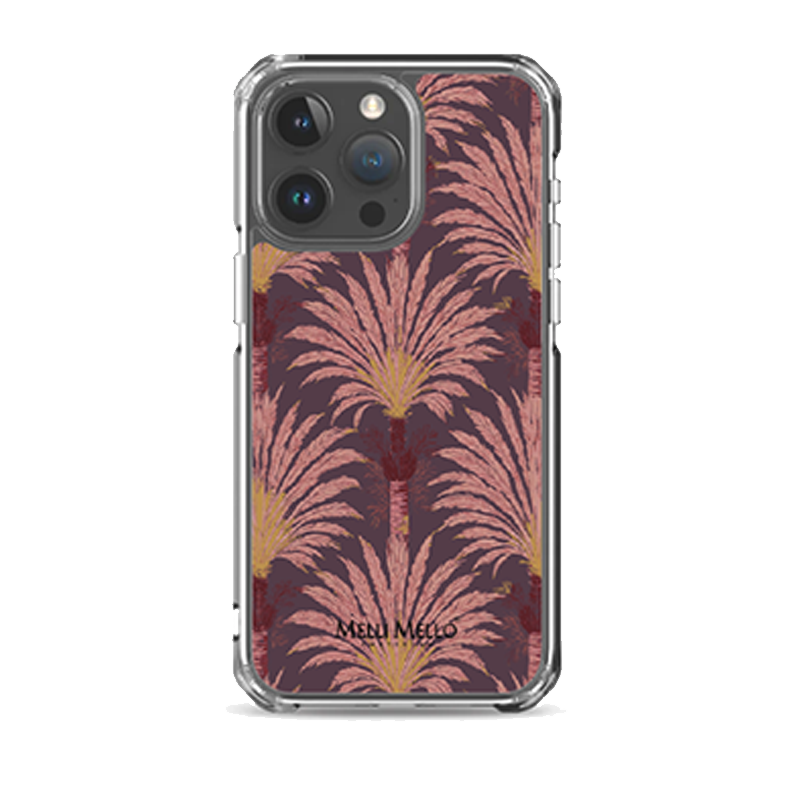 Melli Mello Telefoonhoesje Crimson Palm (Soft case)