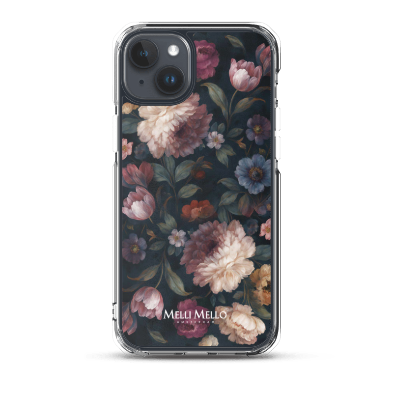 Melli Mello Telefoonhoesje Noir Bloom (Soft case)