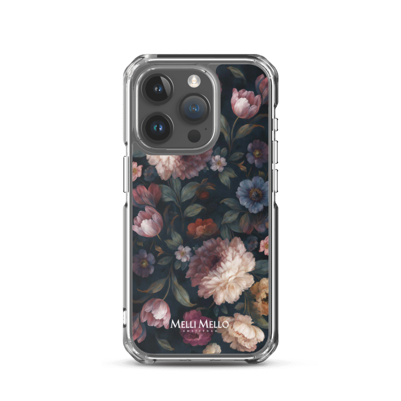 Melli Mello Telefoonhoesje Noir Bloom (Soft case)