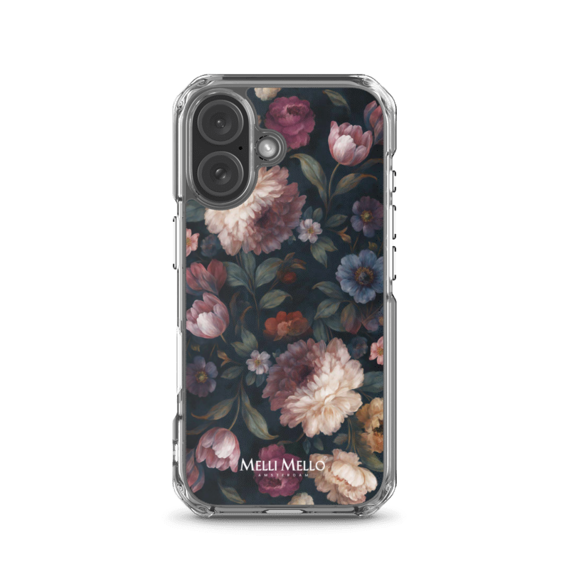 Melli Mello Telefoonhoesje Noir Bloom (Soft case)