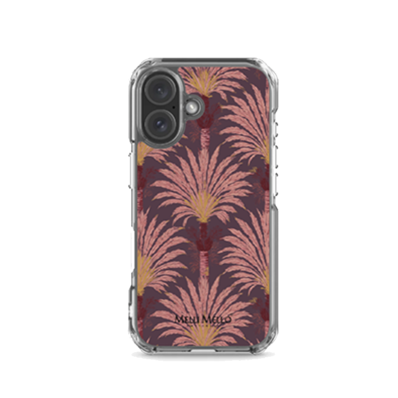 Melli Mello Telefoonhoesje Crimson Palm (Soft case)