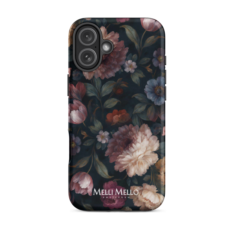 Melli Mello Phone Case Noir Bloom (Tough Case)