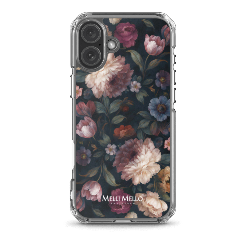 Melli Mello Telefoonhoesje Noir Bloom (Soft case)