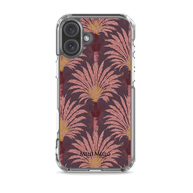 Melli Mello Telefoonhoesje Crimson Palm (Soft case)
