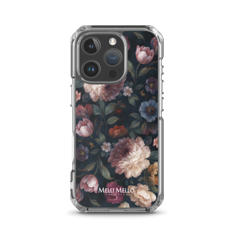Melli Mello Telefoonhoesje Noir Bloom (Soft case)