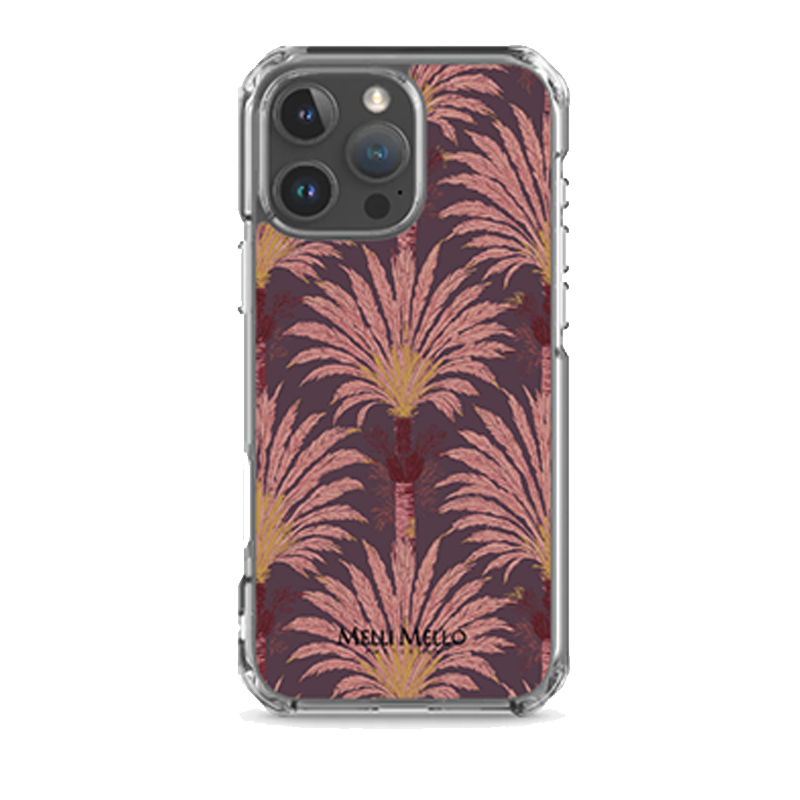 Melli Mello Telefoonhoesje Crimson Palm (Soft case)