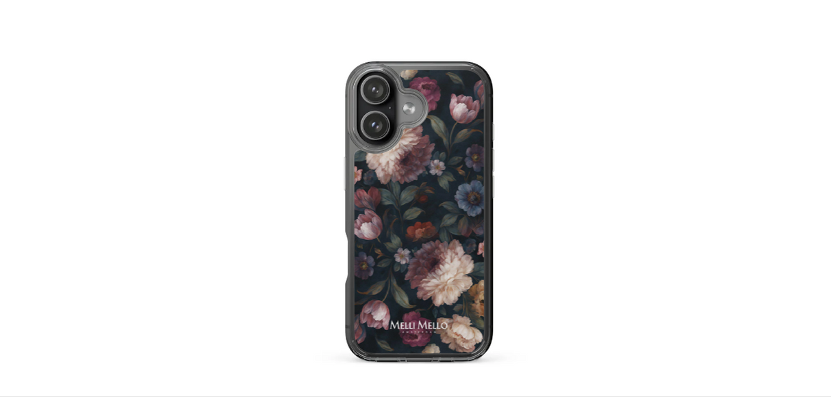 Melli Mello Phone Case Noir Bloom (Soft case)