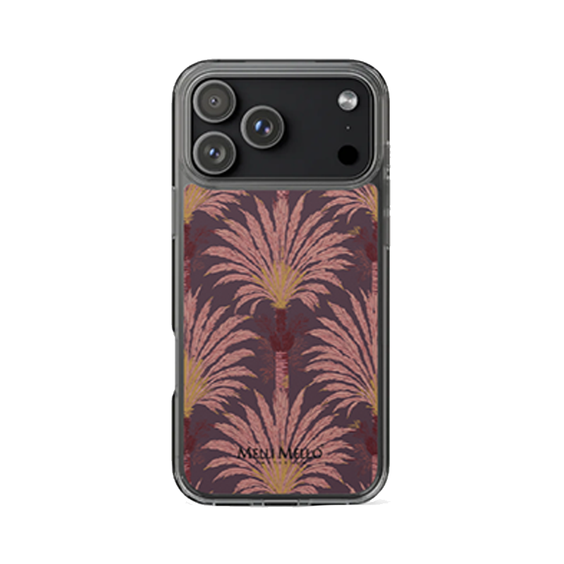 Melli Mello Telefoonhoesje Crimson Palm (Soft case)