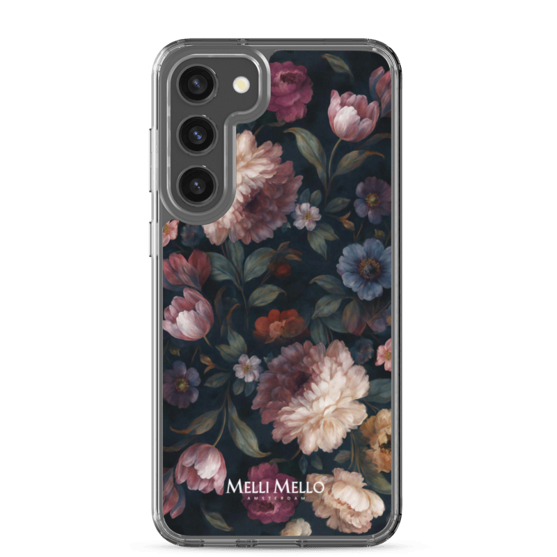 Melli Mello Telefoonhoesje Noir Bloom (Soft case)