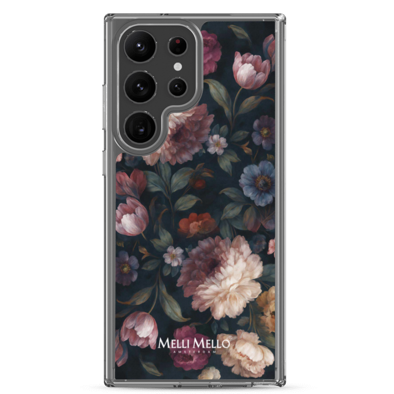 Melli Mello Telefoonhoesje Noir Bloom (Soft case)