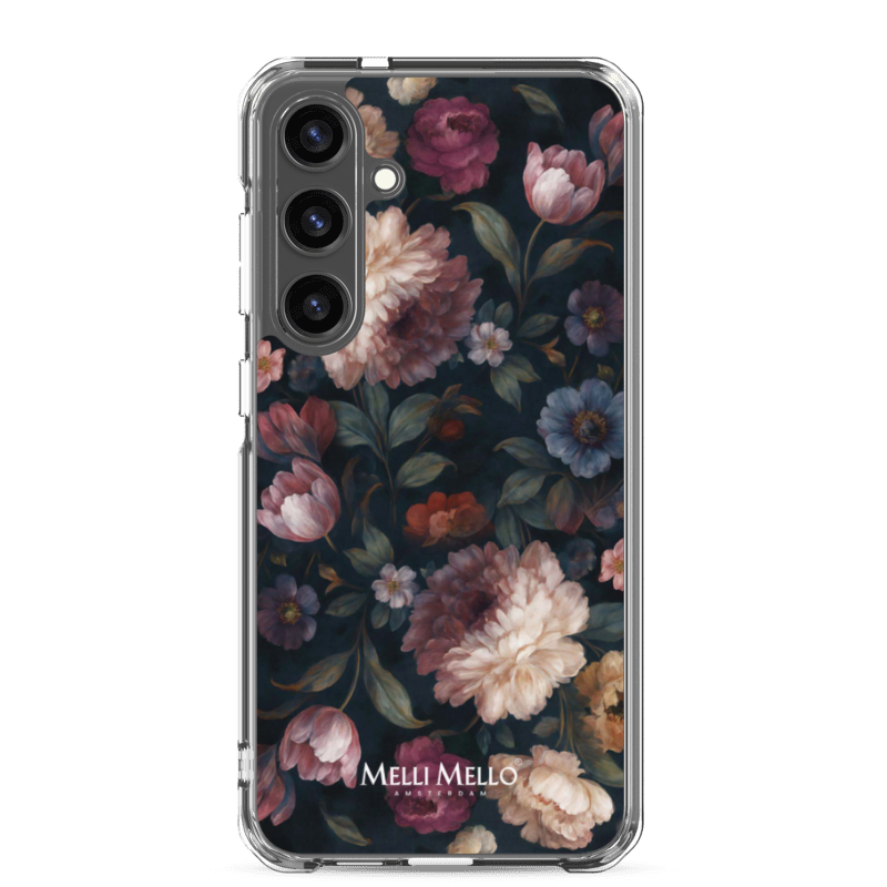 Melli Mello Telefoonhoesje Noir Bloom (Soft case)