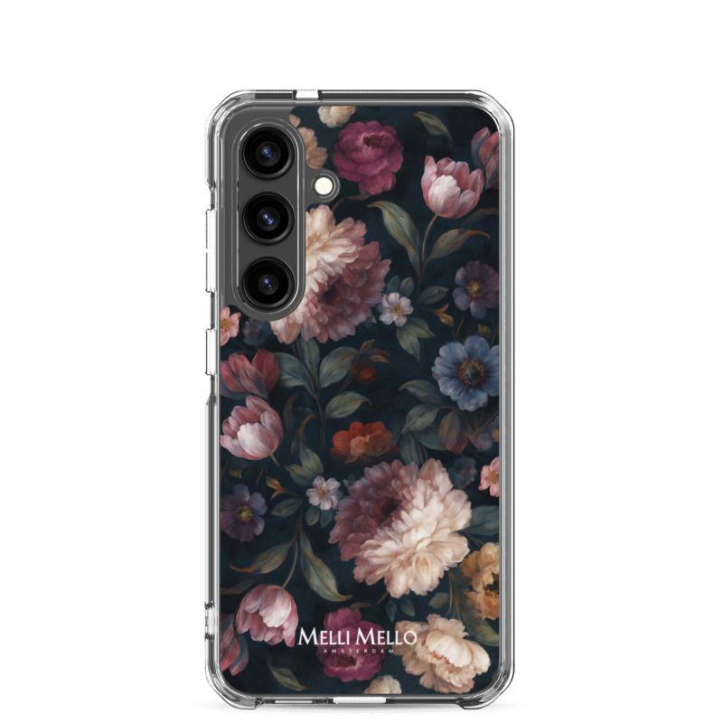 Melli Mello Telefoonhoesje Noir Bloom (Soft case)