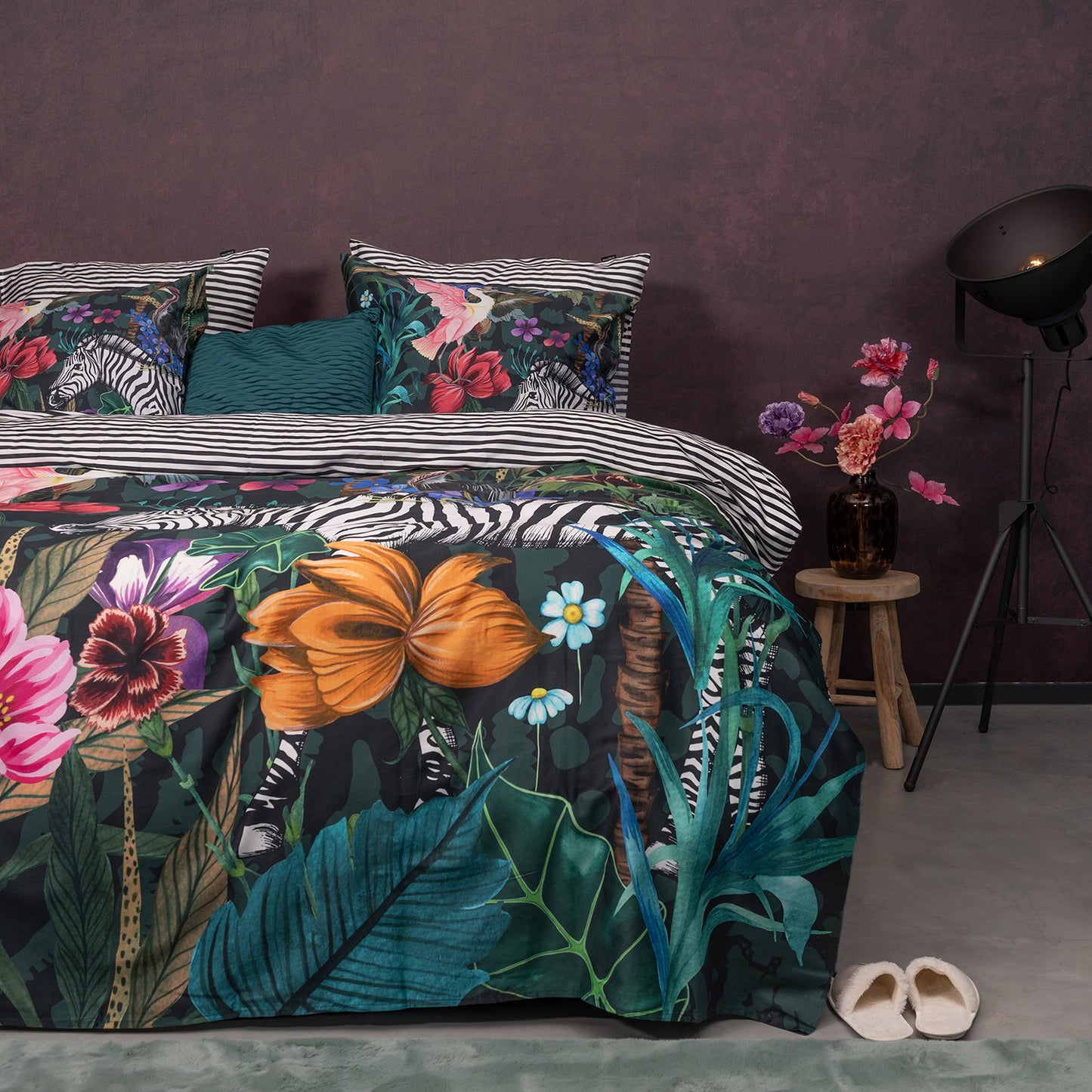 Melli Mello Jungle fever duvet cover Green