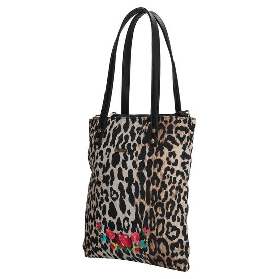 Melli Mello Lorena high quality floral animal print luxury shopper bag