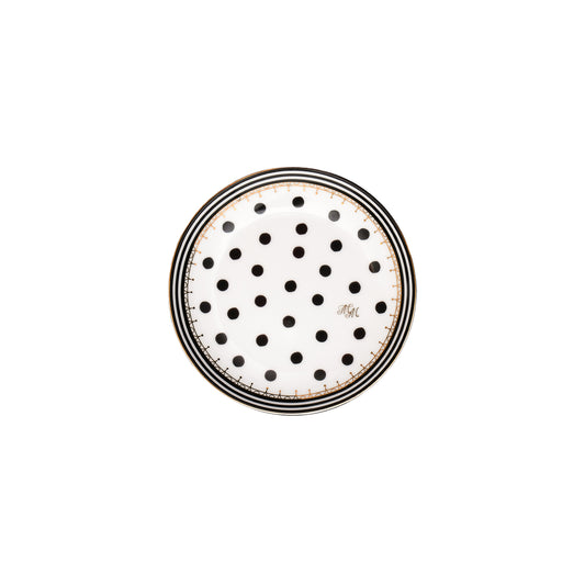 Melli Mello Nora Dots Cake Plate white dots  ø15,5cm