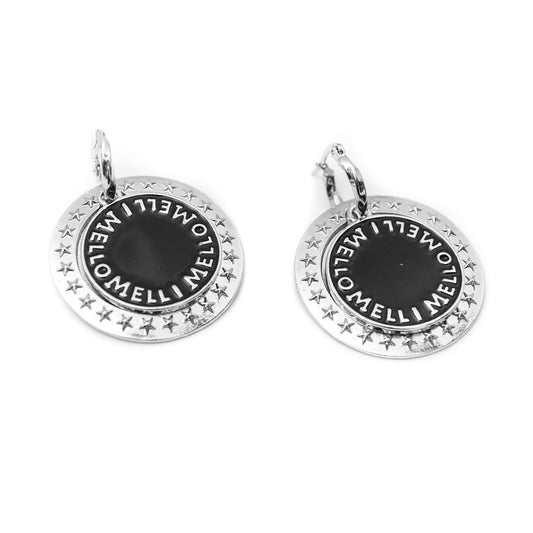 Melli Mello Coin Earring Silver Coated