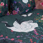 Melli Mello Craney in paradise Duvet cover Green