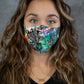 Melli Mello Zoo me jungle animal print colorful mouth mask high quality waterproof UV protection Air filtration PM2.5 anti bacterial facemask with air filtration