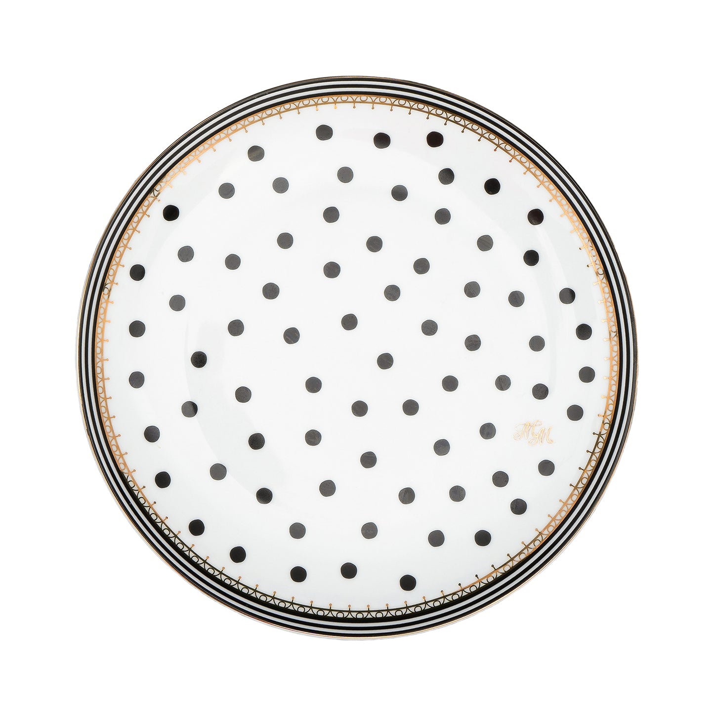 Melli Mello Nora dots Dinner Plate white dots ⌀27cm 