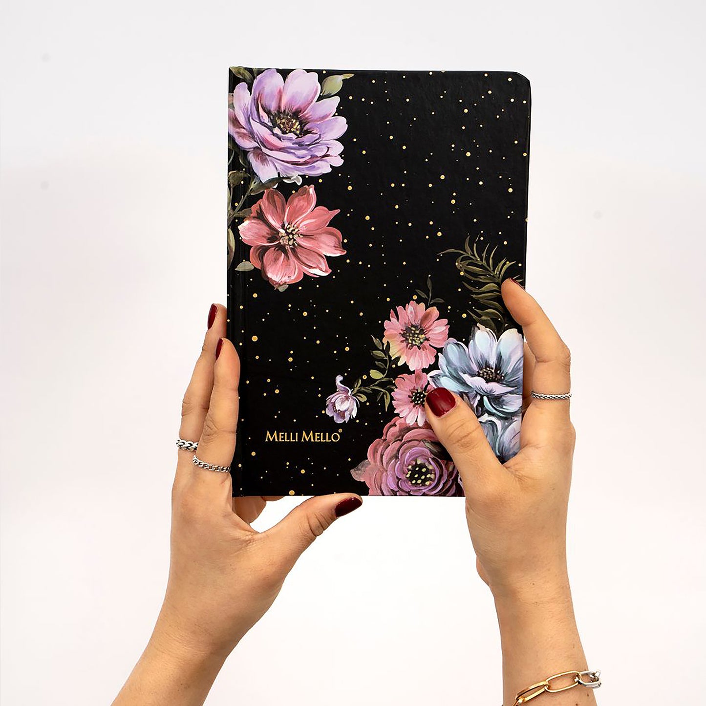 Melli Mello Floral Sky Notebook A5 Black