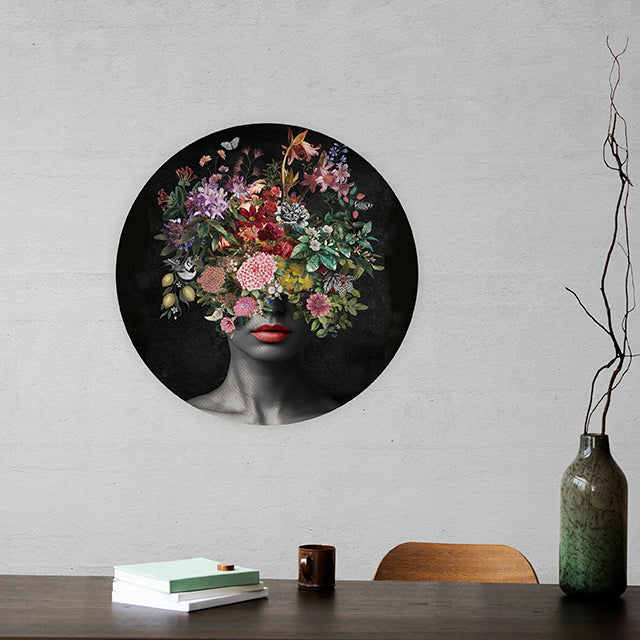 Melli Mello Floral Thoughts Wallcircle