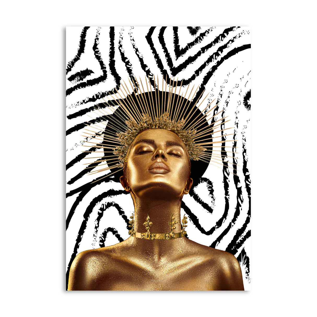 Melli Mello Golden Goddess wall art