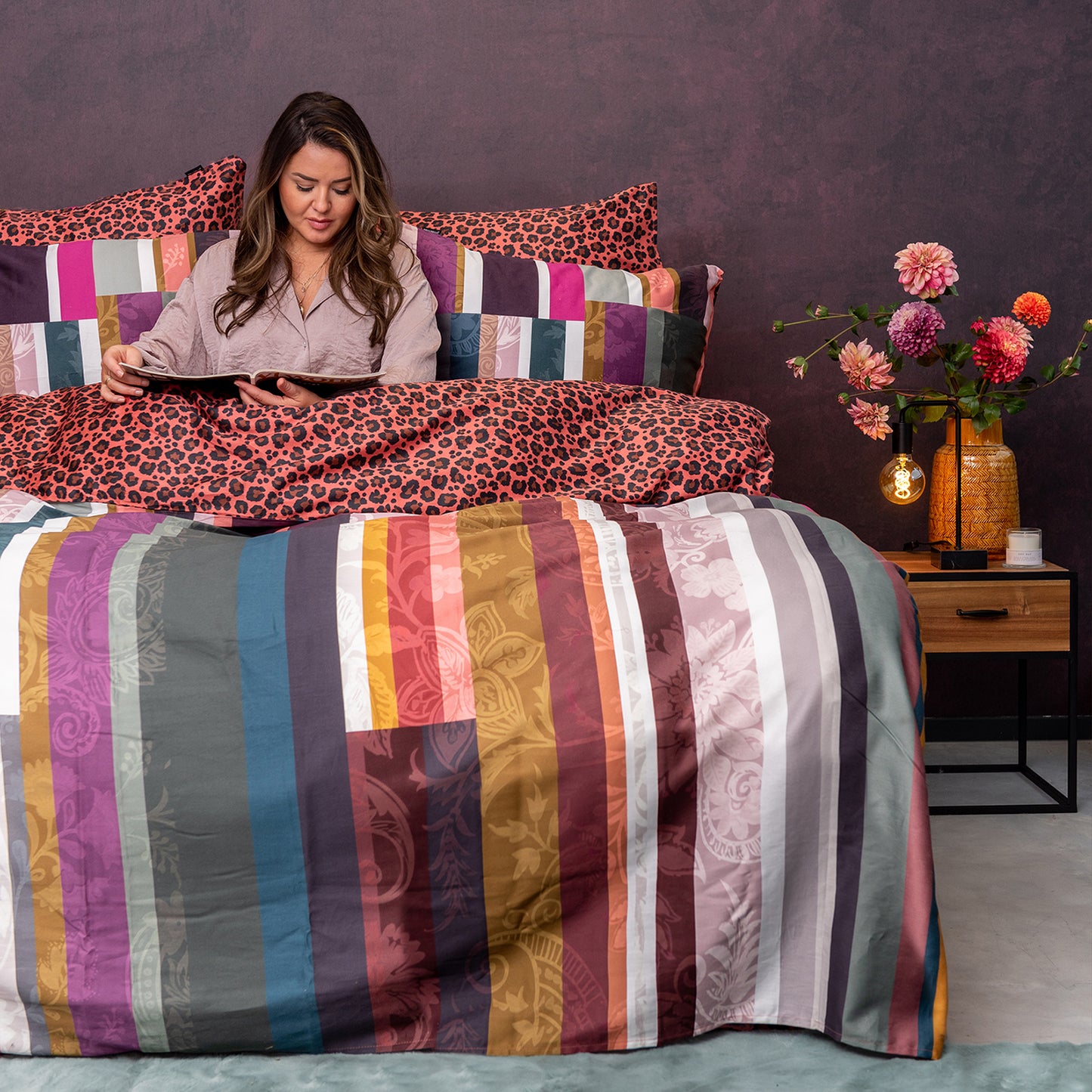 Melli Mello Got me staring Duvet Cover Multicolor