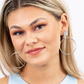 Melli Mello Hoop Earring Silver coated