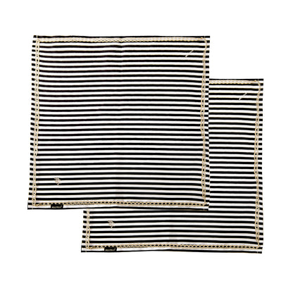 Melli Mello Stripe Napkin black white