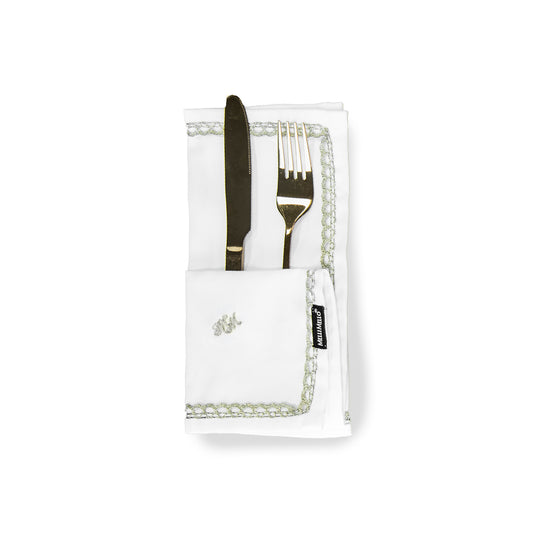 Melli Mello White Napkin