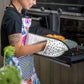Melli Mello Dubbele Ovenhandschoen Nora Dots wit-zwart stip
