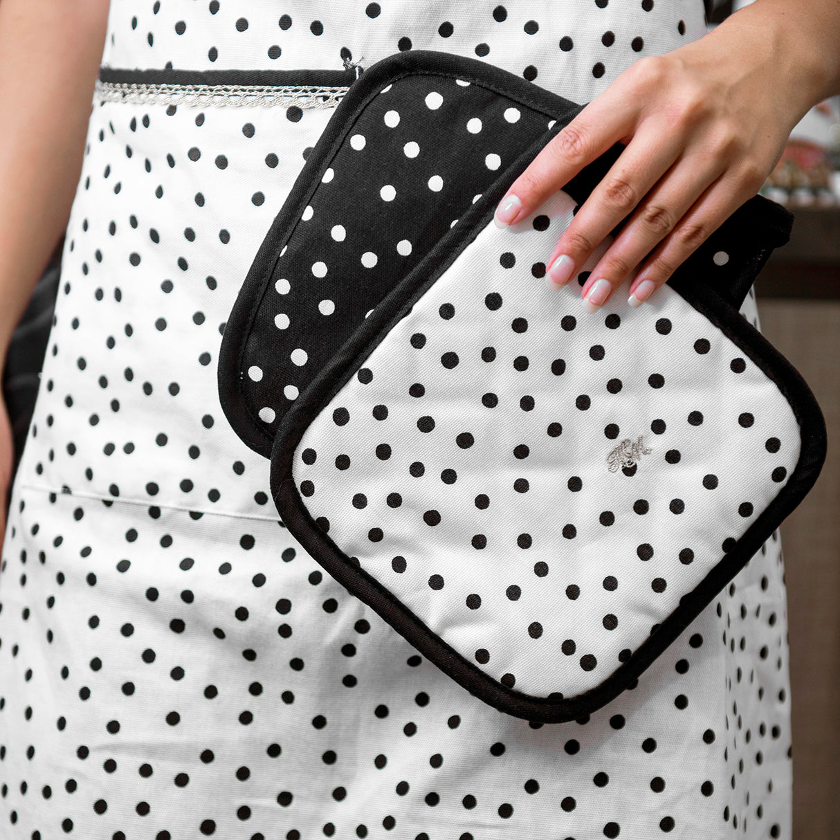 Melli Mello Nora Dots Pannenlappen 2 stuks