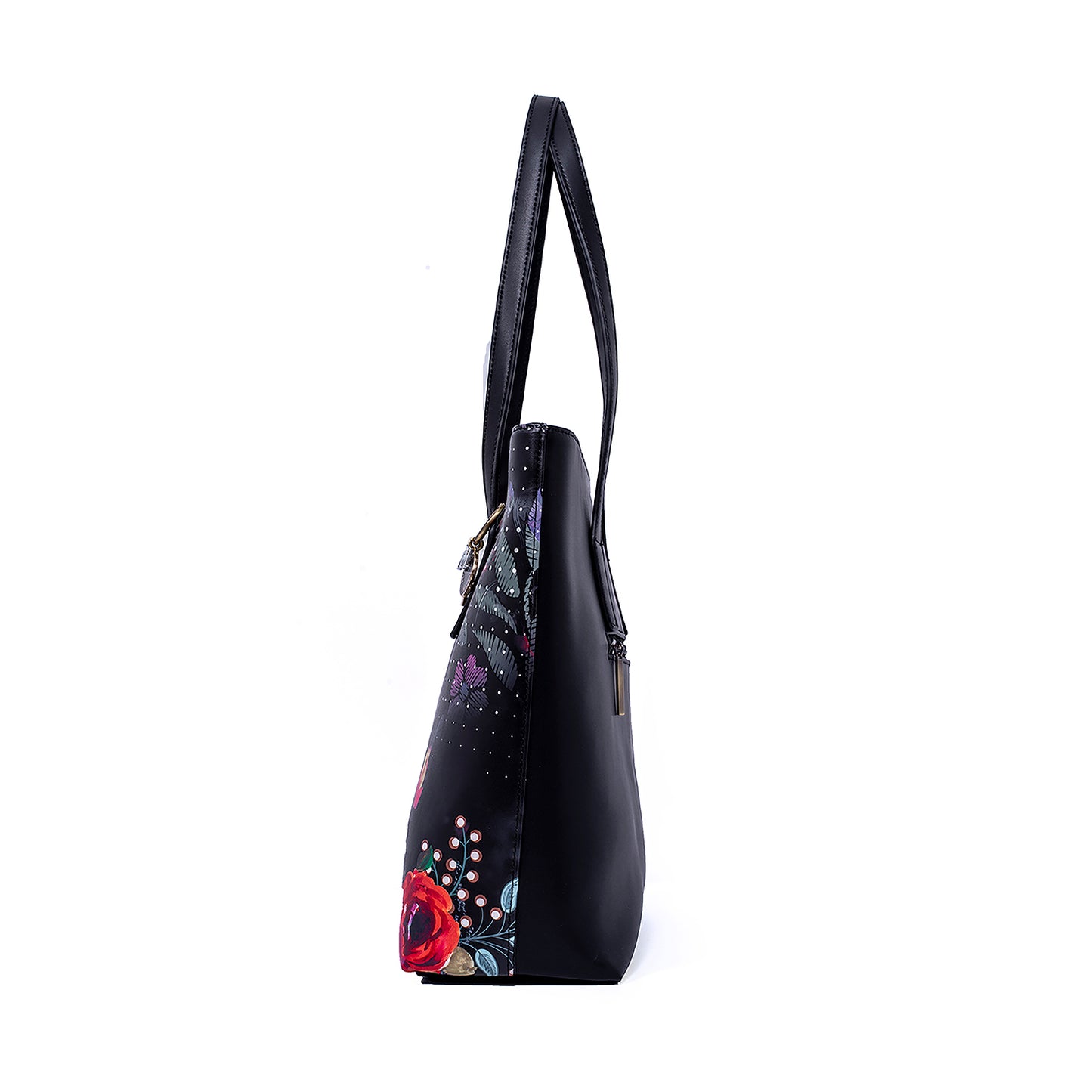 Melli Mello Rock & Rose Shopper Black/Pink & Floral