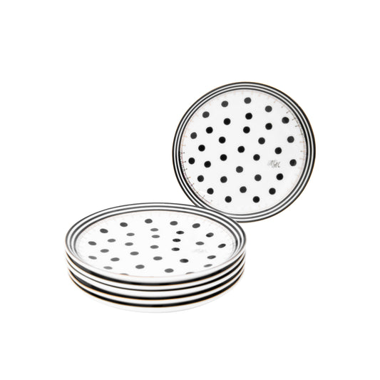 Melli Mello Gebaksbordjes set Nora Dots met Stippen