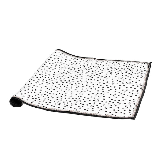 Melli Mello Nora dots white Table runner black-white dots