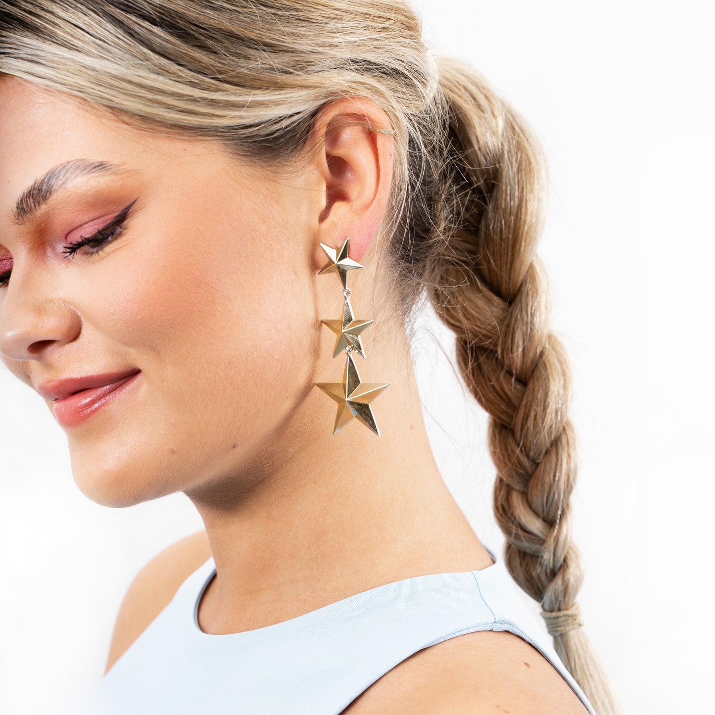 Melli Mello To the stars earring Gold coated