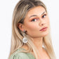 Melli Mello Triple coin Oorbel Zilverkleurige coating