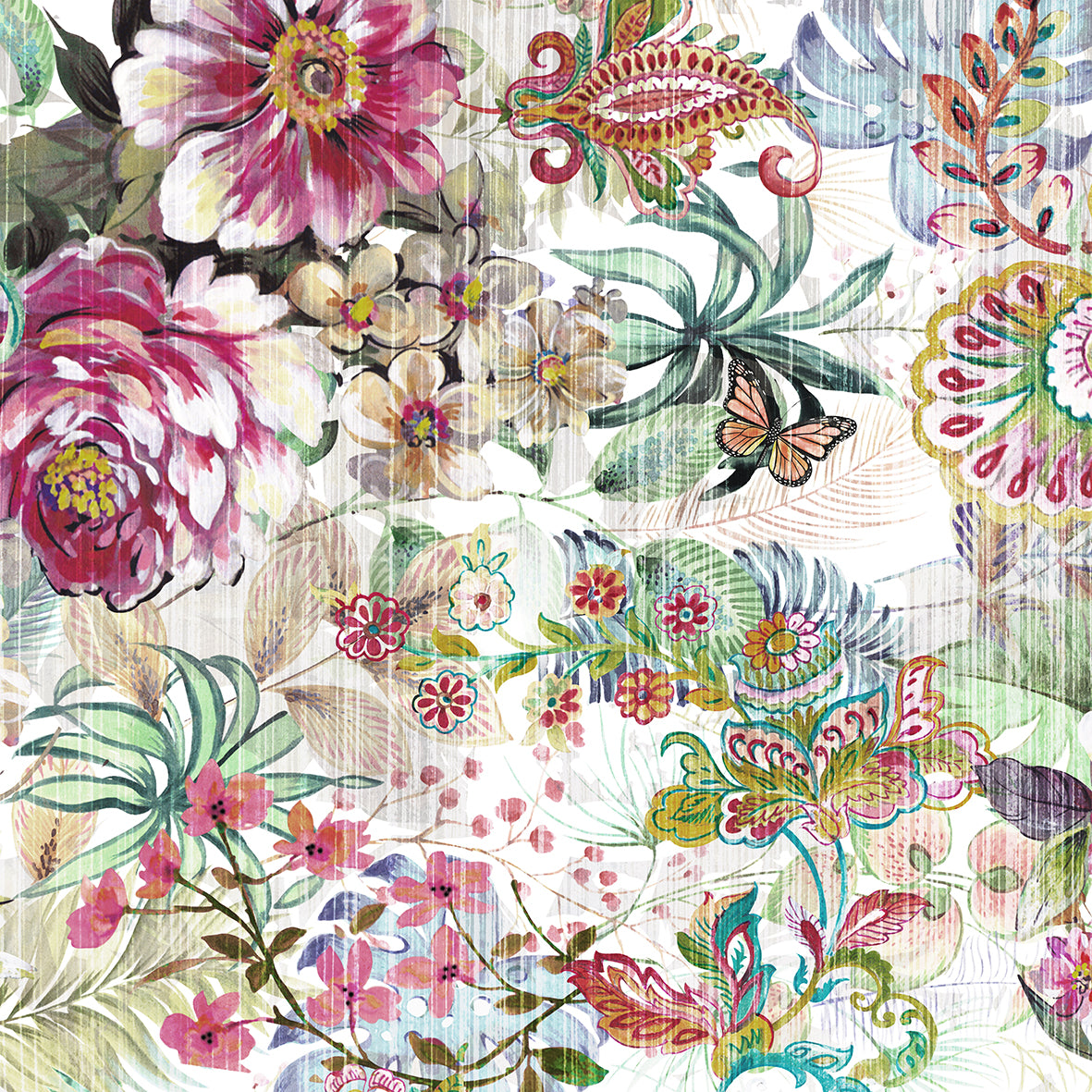 Melli Mello True Colors Mural Wit/Kleurrijk