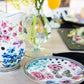 Melli Mello Nora Cake Plate white floral print ø15,5cm