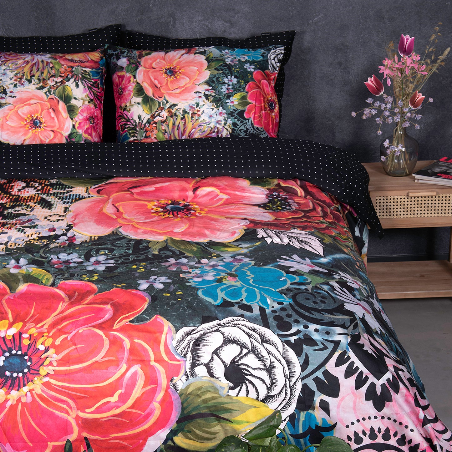 Melli Mello Crazy in Love Duvet Cover Coral