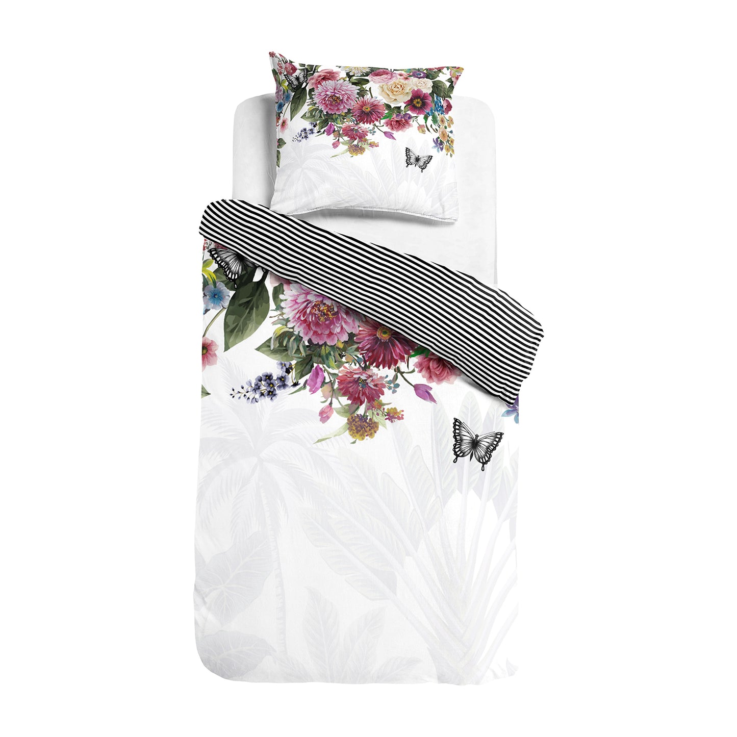 Melli Mello High on love duvet cover - white floral