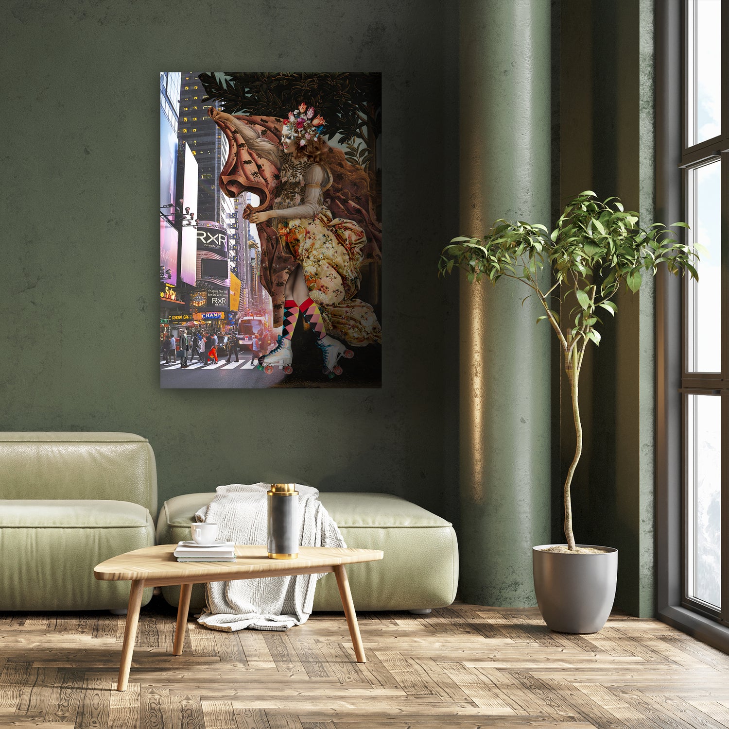 Melli Mello Rollin' Through New York Wall Art