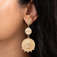 Melli Mello Triple coin Earring Gold coated